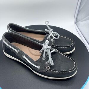 Perry Women's Black Boat Shoes